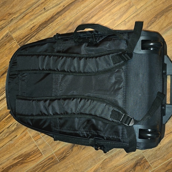 COPY - Protege Black 22 inch Rolling Backpack wheels luggage - Picture 2 of 8